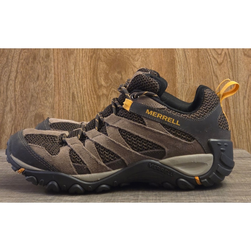 Merrell Alverstone Mid Trail Hiking Boots Shoes Mens Size 8 Brown - Picture 3 of 12
